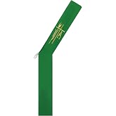 IvyRobes Clergy Deacon Stole with Alpha Omega Embroidered Priests Stole 110" Long-4 Colors Available