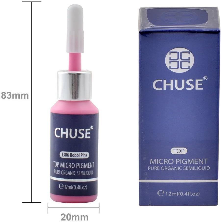 CHUSE PMU Lip Pigments 0.4oz/12ml (T306 Bobbi Pink), 12 ml (Pack of 1) - Image 3