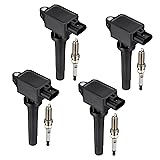 SYKRSS 4-Pack Ignition Coil Pack UF656 and Iridium
