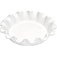 Emile Henry Flour Ceramic 10 Inch Ruffled Pie Dish
