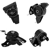 4PC Engine Motor &amp; Transmission Mount for Toyota Corolla | &amp; Chevrolet Prizm 1998-2002 1.8L Auto. A7256, A7243, A7254, A7258