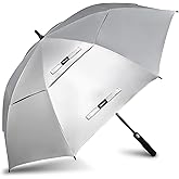 NINEMAX UV Potection Golf Umbrella, 51/54/62/68 Inch UV Umbrellas for Sun Blocking Large Windproof for Rain