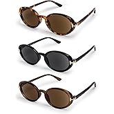 OPTOFENDY Reading Sunglasses for Women Classic Full Lens Sun Readers UV400 Outdoor Sunglasses