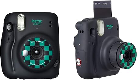 Amazon 富士フイルム インスタントカメラ チェキ Instax Mini 11 鬼滅の刃 Box 竈門炭治郎 モデル Ins Mini 11 Kimetsu Gray インスタントカメラ 通販