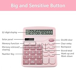 Podokas Office Calculators Desktop, 12-Digit Dual