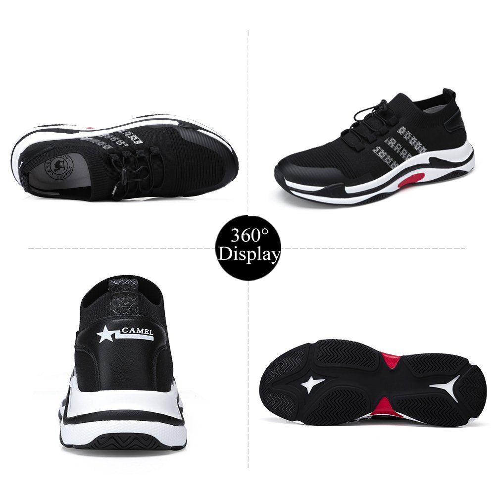 Men\'s Lightweight Breathable Running Casual Fashion Sports Shockproof Athletic Sneakers Gym Walking Shoes