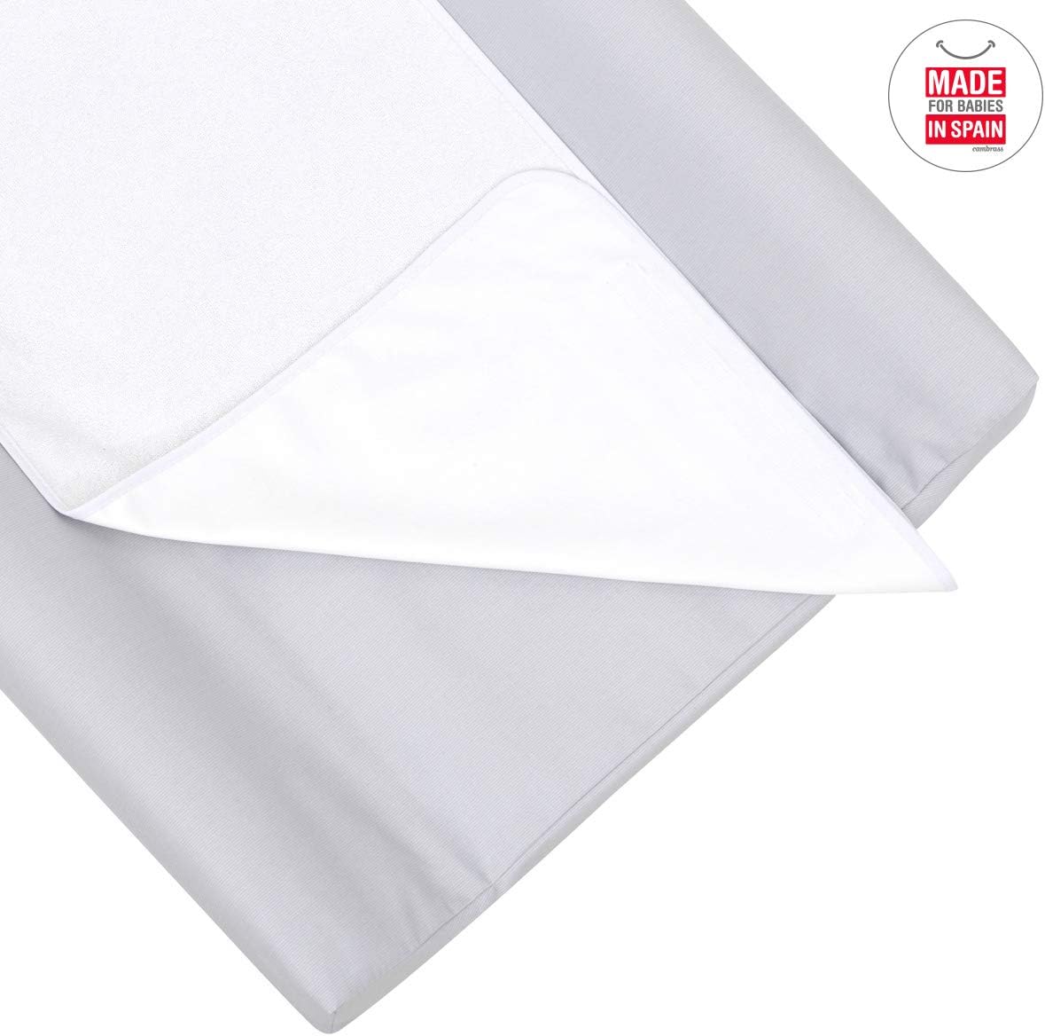 Cambrass Nappy Changer Foam, Crown Grey, 47 x 80 cm - Image 3