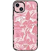 CASETiFY Impact iPhone 15 Plus Case [4X Military Grade Drop Tested / 8.2ft Drop Protection/Compatible with Magsafe] - Animal Prints - Cheetah Paradise Pink - Clear Black