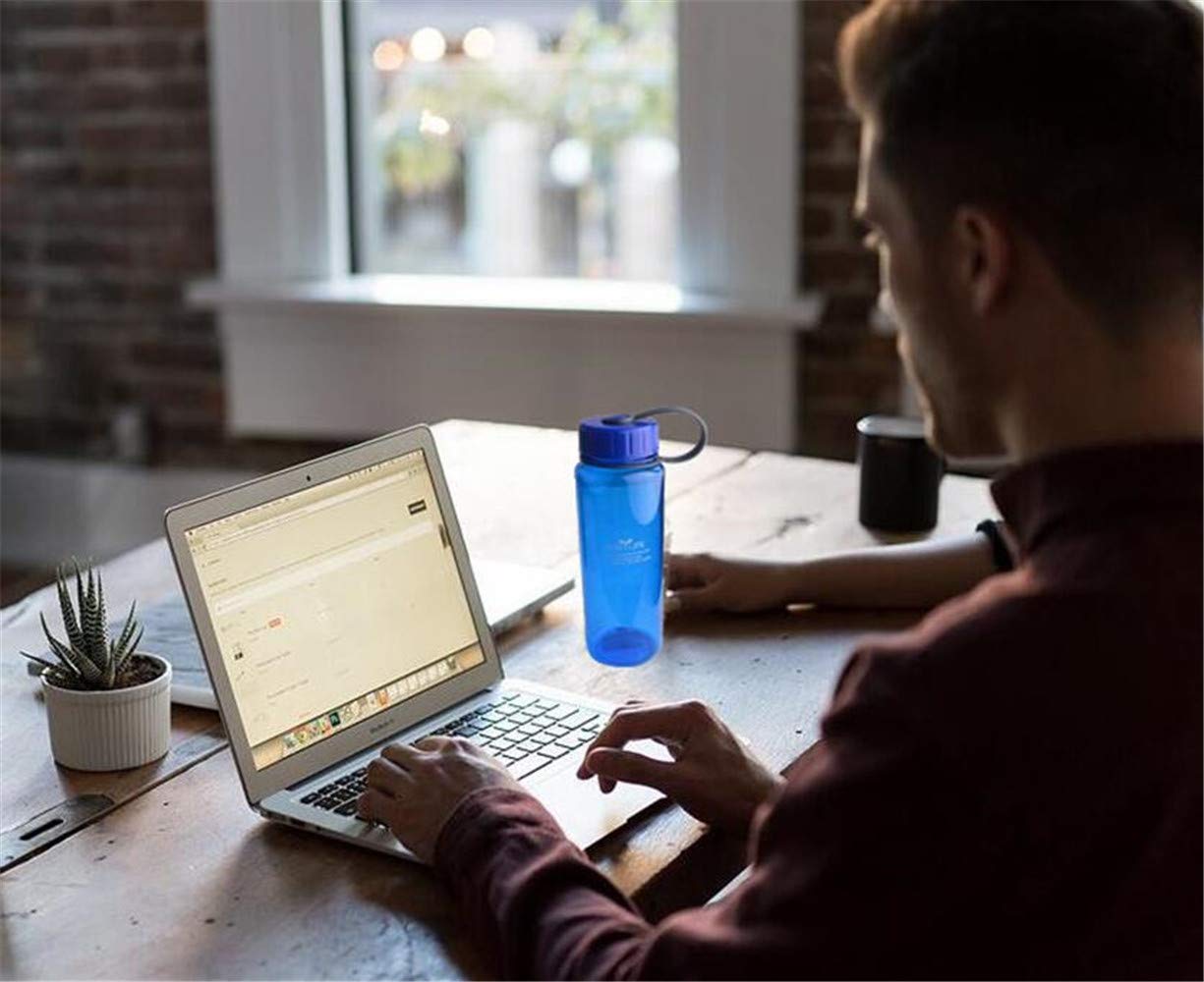 MATT SAGA Sports Water Bottle Wide Mouth 500ml/17oz Outdoor Travel Portable Fitness Camping Hiking Runing Cycling Water Bottle Men Women BPA Free