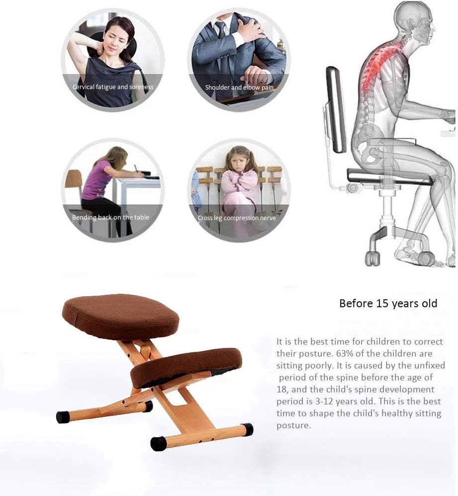 XCXC Infantil Silla Silla Silla Ergonómica Rodillas Creative Learning