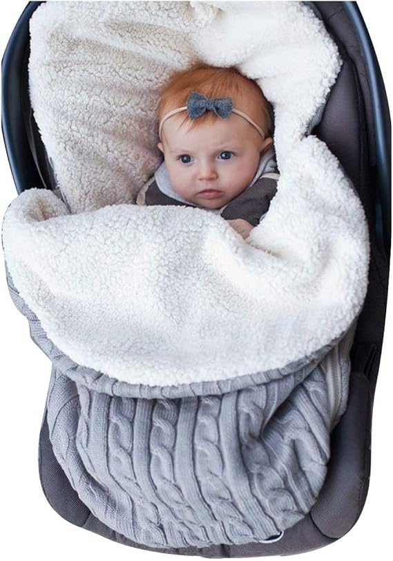 Amazon Co Jp 生まれたばかりの赤ちゃんの寝袋 0 12ヶ月の男の子の女の子 グレー の暖かいベビーカーラップ赤ちゃん寝袋 服 ファッション小物 Amazon Co Jp 生まれたばかりの赤ちゃんの寝袋 0 12ヶ月の男の子の女の子 グレー の暖かいベビーカーラップ赤ちゃん寝袋 服 ファッション小物