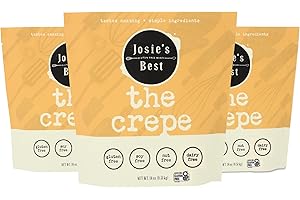 Josie's Best Gluten Free Crepe Mix (free from Soy, Nuts & Dairy too!) tastes amazing | simple ingredients (BULK 3 PACK- over 3lbs total crepe mix)