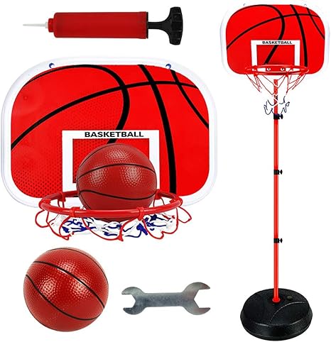 W&HH 83-200Cm Canastas Baloncesto,Estable Y Altura Regulable ...