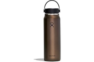 Hydro Flask 32 Oz Lightweight Trail Series Wide Flex Cap Obsidian- Hiking Water Bottle