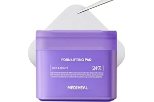 MEDIHEAL Toner Pads [PDRN] - Stretchable Lifting Pads with Squalane and Glutathione for Total Skin Care - Plant Based Rose PDRN - Wrinkle & Pore Care - Vegan Stretchable Lifting Fabric (100 Count)