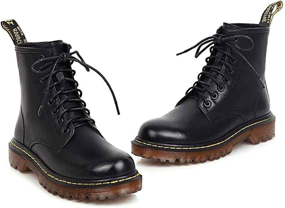 Hampshire Womens Boots Lace Up Leather Motorcycle