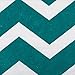 DII Non Woven Polyester Storage Bin, Chevron, Teal, Small Set of 2