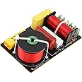 DriSentri 2 Way Speaker Crossover, 200W 2 Way Speaker Unit HiFi Home Speakers Audio Frequency Divider Crossover Strainers, Treble Bass 2 Way Speaker Frequency Divider Board