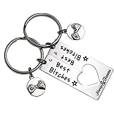 LParkin Best Friend Keychain Set Best Bitches For Life BFF Sister Bestie Gifts Maid of Honor