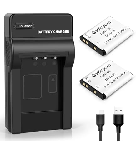 Nikon COOLPIX S4400 稼働品　本体と充電器 Amazon.com : LCD Micro USB Battery Charger for Nikon Coolpix