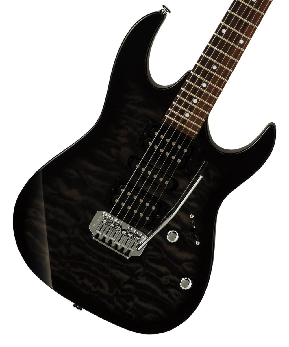 Ibanez / GRX70QA-TKS Transparent Black Sunburst GIO Series アイバニーズ 入門用 豪華なキルトトップ商品画像