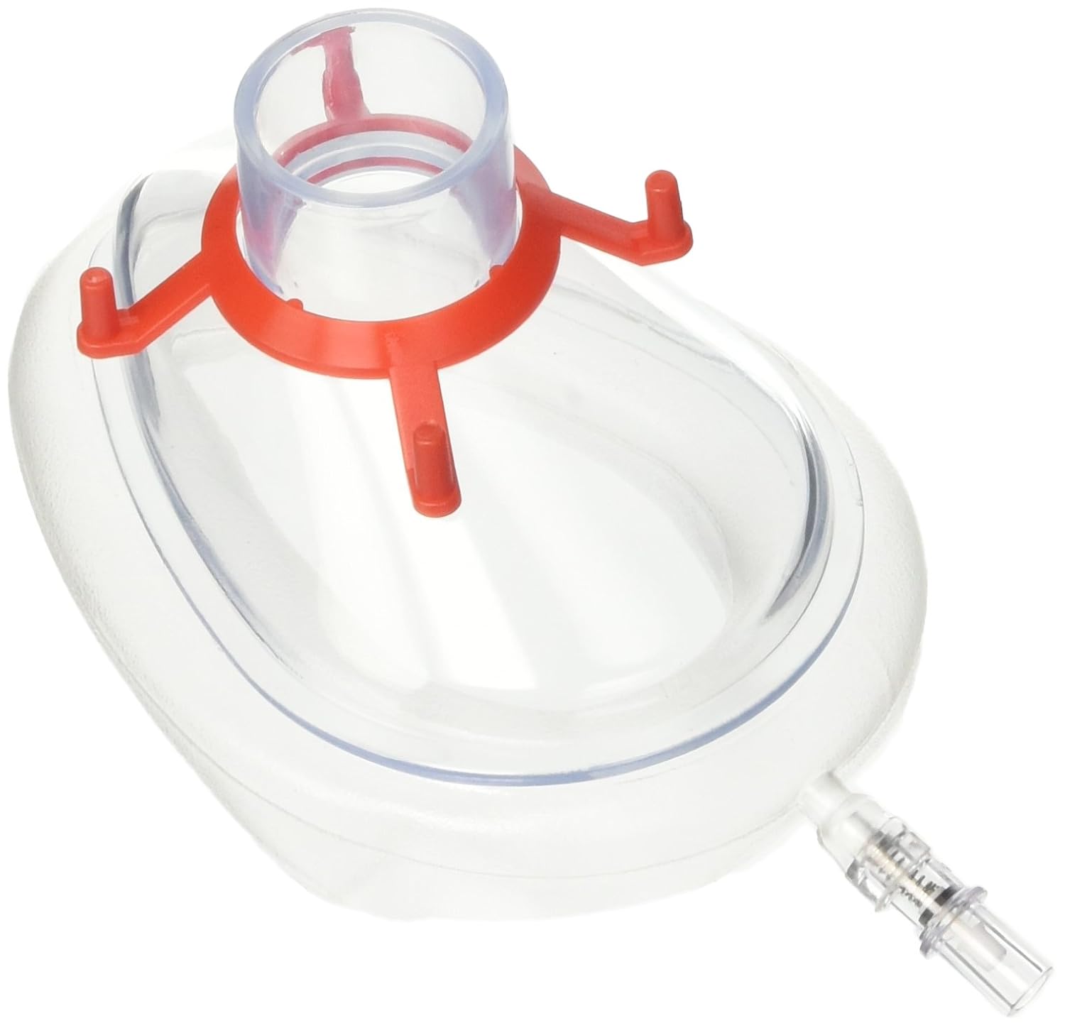 GIMA 57703 Single Patient Facemask, N Degree, 3, Child/Large, red
