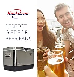 Koolatron Ice Chest Cooler - Portable Ice Bucket