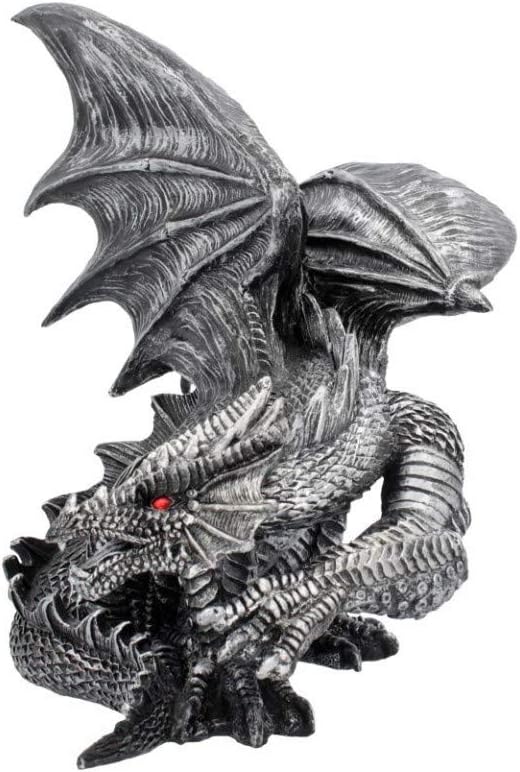 Nemesis Now Obsidian Figurine 25cm Silver, Resin, One Size - Image 3