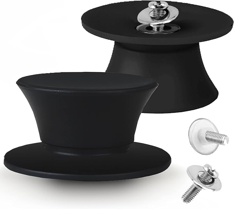 Anaeat Universal Pot Lid Replacement Knobs - Heat Resistant Silicone 2 Pack