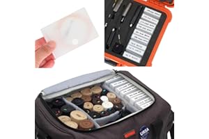 URSA STRAPS URSA Popper Case – Clear Storage Case for Lav Mics, Wireless Transmitters, Clips, Tape & Sound Accessories – Includes Writable Labels – Stackable & Durable