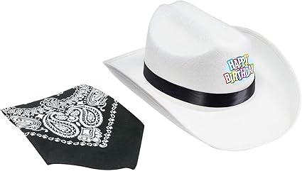 birthday cowboy hat