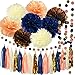 Navy Peach Birthday Decorations Bridal Shower Decorations Qian's Party Navy Peach Weddings/Navy Peach Party Decorations/Hen Party Bachelorette Party Decorations