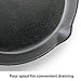 T-fal E83405 Pre-Seasoned Nonstick Durable Cast Iron Skillet/Fry pan Cookware, 10.25-Inch, Black