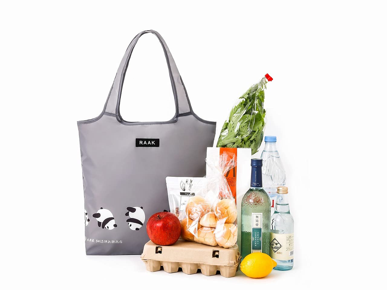 「永楽屋RAAK ムック本 2021」パンダ柄エコバッグ