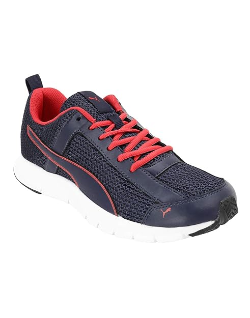 puma men navy blue running shoes