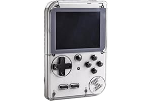 RFETOMAX Retro Mini Game Machine with 400 Classical FC Games Handheld Game Console 2.8-Inch Color Screen Support for TV Output , Presents Birthday for Kids, Adults (Gray)