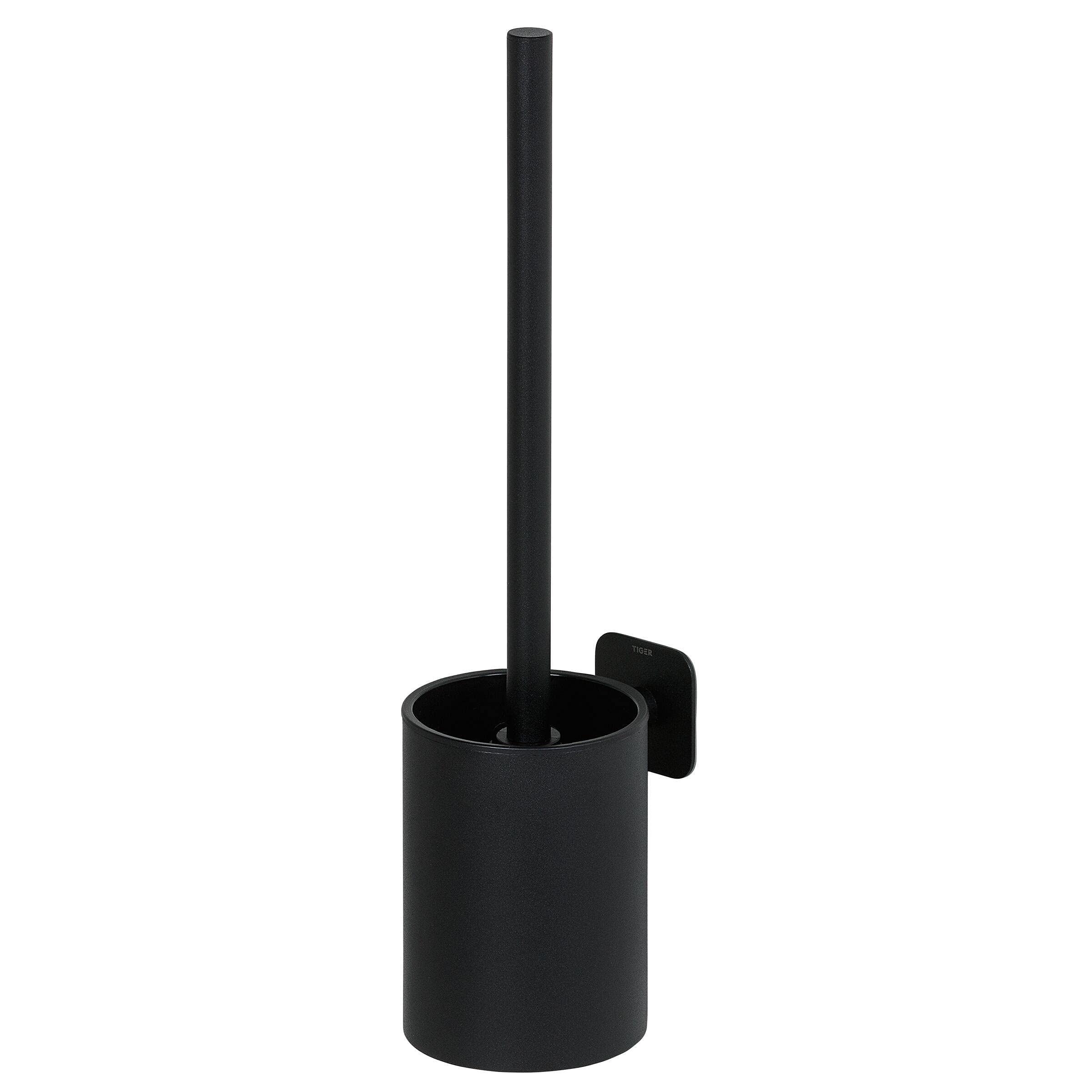 Tiger Colar Toilet Brush and Holder Black