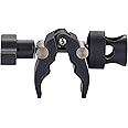 9.Solutions Python Clamp Mini, Unique Grip Head that Fastens onto Rods Ranging in Diameter from 1/4" to 5/8", Max Load: 11lbs, 9.VB5079, Crab Clamp Rod Clamp