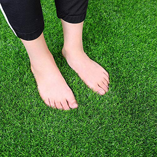 Fortune-star 39.3in X 31.5in Artificial Grass Dog Grass Mat and Grass Doormat Indoor Outdoor Rug Drainage Holes Fake Grass Turf for Dogs Potty Training Area Patio Lawn Decoration - Thumbnail 5