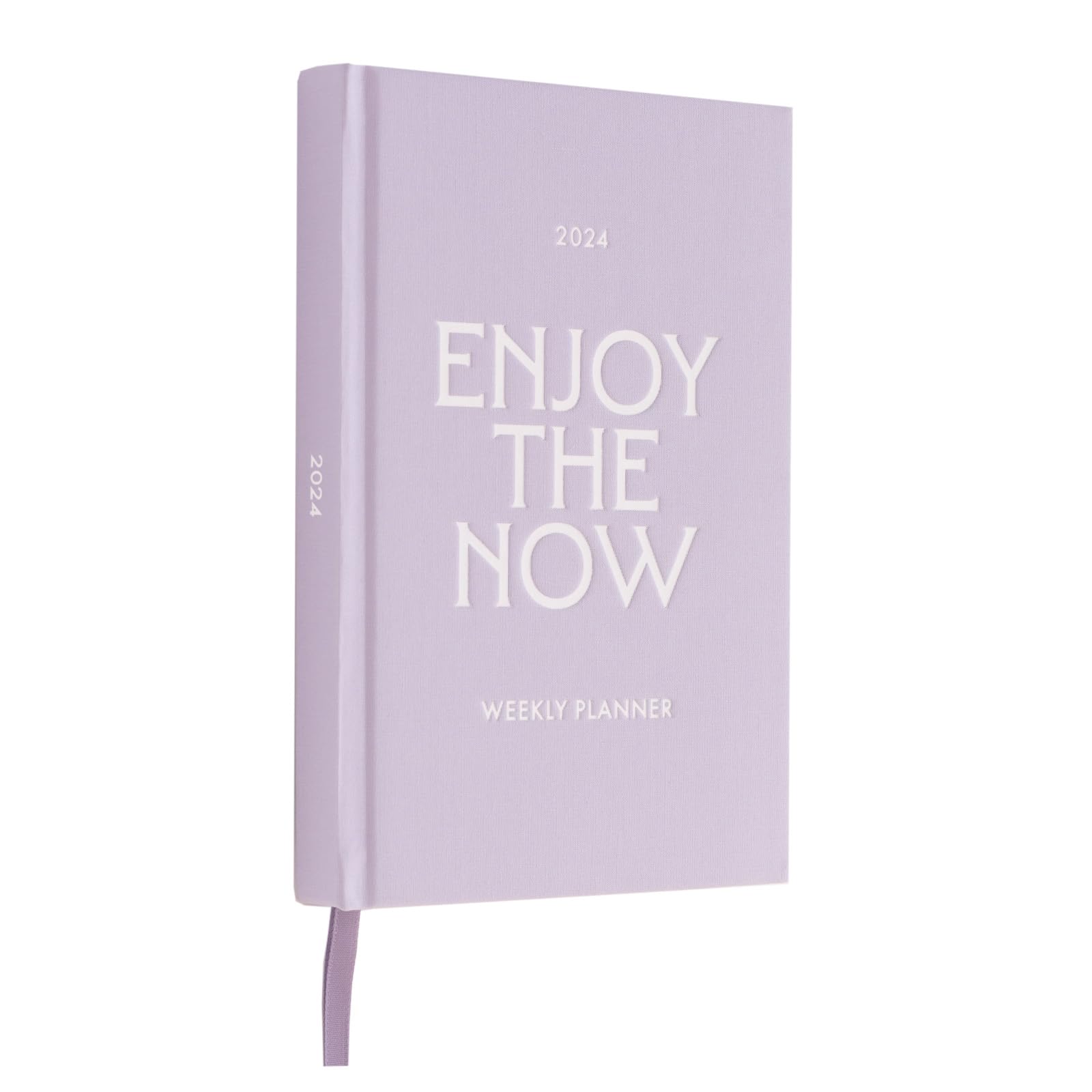 Kokonote Lavander Classy 2024 Week To View Diary | January 2024 - December 2024 | 2024 Weekly Planner | Planner With Tabs & Pocket | 2024 Diary | Cute Planner