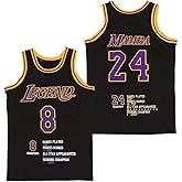 Ucavan Mens Legend Stats 8-24 Poem Basketball Jersey Black