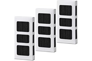 MUSSLAN Refrigerator Air Filter Replacement for Frigidaire Pureair Ultra 2, Pureair Ultra ii, Electrolux 242047805, 5303918847, EAP12364179, Effective Filtration with Activated Carbon Filter (3 Pack)