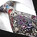 S&W SHLAX&WING Tie Set Men's Necktie Grey Foral Extra Long