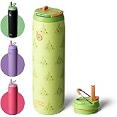 BOTTLE BOTTLE Stainless Steel Water Bottle with Straw Lid and Handle 32 oz Vacuum Insulated Cup for Sports Travel Gym Hiking,Leak-Proof Wide Mouth Water Bottles for Women and Men,tree