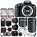 Canon EOS Rebel T7i Digital SLR Camera + EF-S 18-55mm is STM Lens + EF-S 55-250mm is STM Lens + Wide Angle Lens & 2X Telephoto Lens + 64GB Memory Card + Quality Tripod - Complete Accessory Bundle