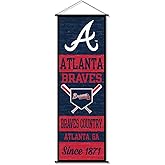 Atlanta Braves Banner and Scroll Sign