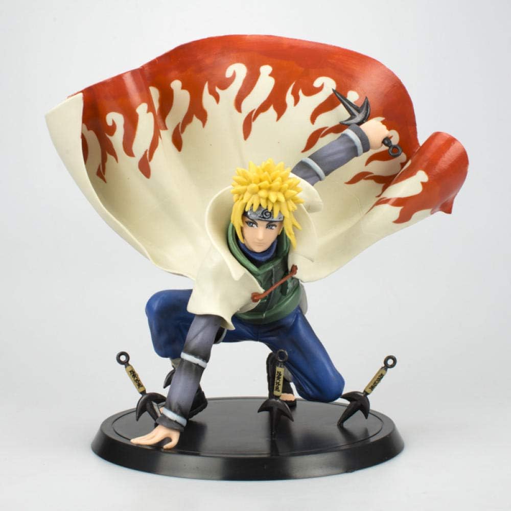 MNZBZ Anime Naruto Namikaze Minat Yondaime Hokage PVC Action Figure Naruto s Father Collectible Model Toy 14cm