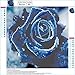Adarl 5D DIY Full Drill Diamond Painting Rhinestone Blue Rose Pictures of Crystals Diamond Dotz Kits Arts, Crafts & Sewing Cross Stitch