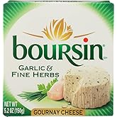Boursin Garlic &amp; Herb Creamy Cheese, Spreadable, 12 Packs of 5.2 oz, Perfect for Snacking, Baking, and Gift Baskets