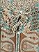 Vintage Boho Women Floral Print Split Long Dress. Beige